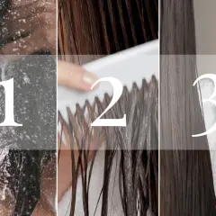 Schritt 1: Haare nass machen. Schritt 2: Haare kämmen. Schritt 3: Haarpflege-Spray auftragen. Deine tägliche hair care routine für gesundes Haar.