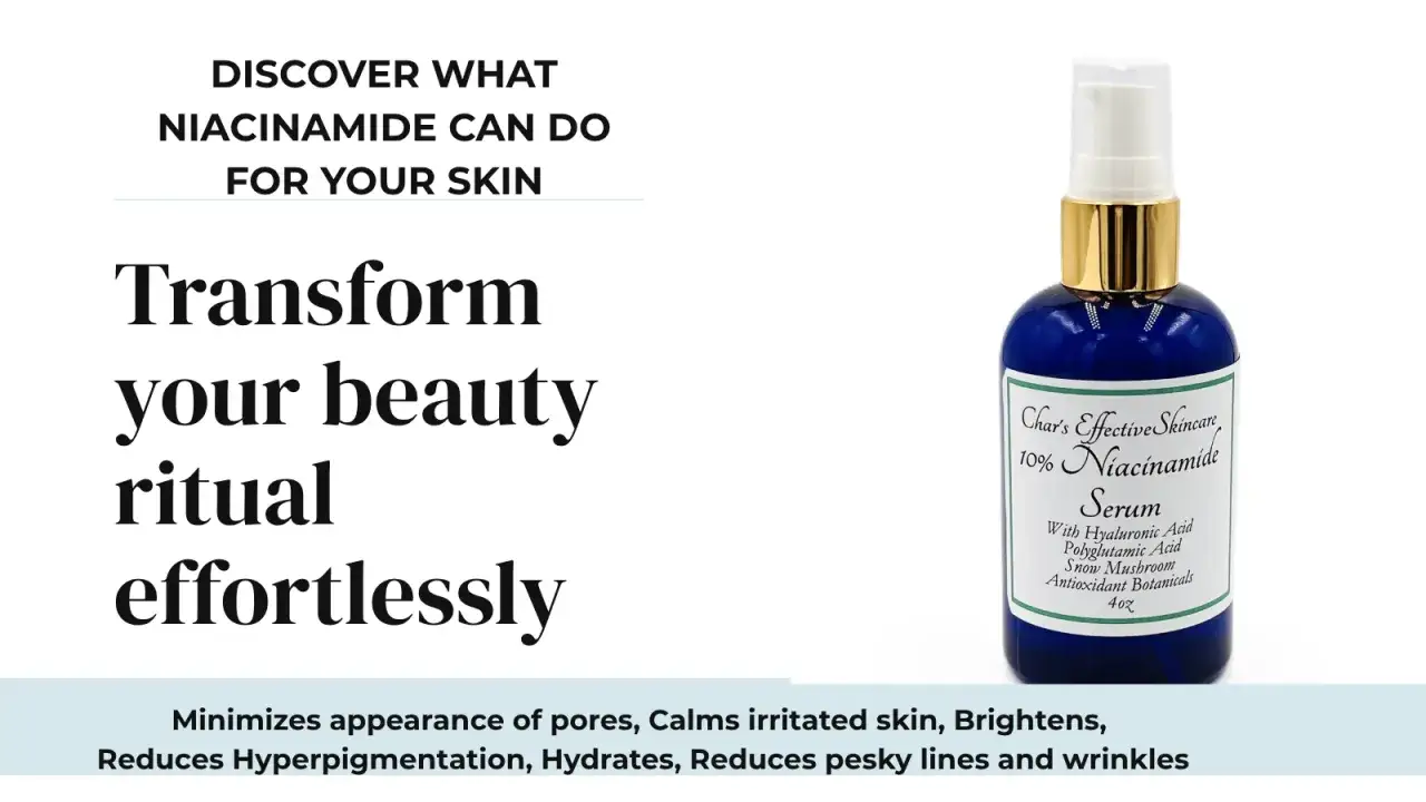 Entdecke, was Niacinamid für deine Haut tut. Dieses Serum mit Hyaluronsäure ist ideal, um deine Hautpflege zu verbessern.